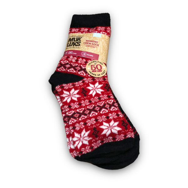 Shop online and get your favourite Muk Luks Women's Crew Socks (2 Pairs)  Supply