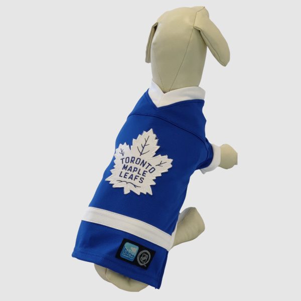 Toronto maple leafs dog hot sale jersey